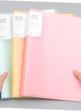 a4 clear book display file文件夹 document folders 资料夹透明