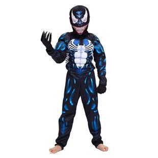 Kids Superhero Black Spider Venom Costume Ghost Costume