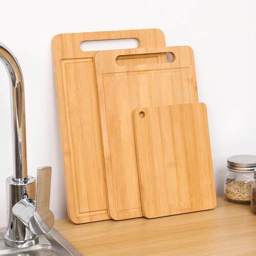 Double sided bamboo cutting board anti mold vertical