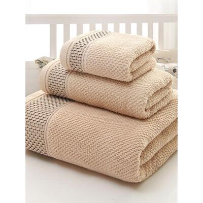Cotton Bath Towel 3 Set Home Hotel towels 纯棉毛巾浴巾三件套