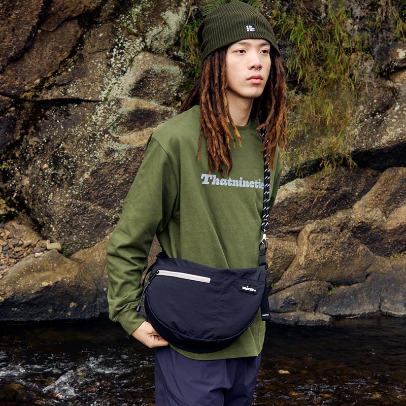 喂牌户外骑行饺子包通勤斜挎包