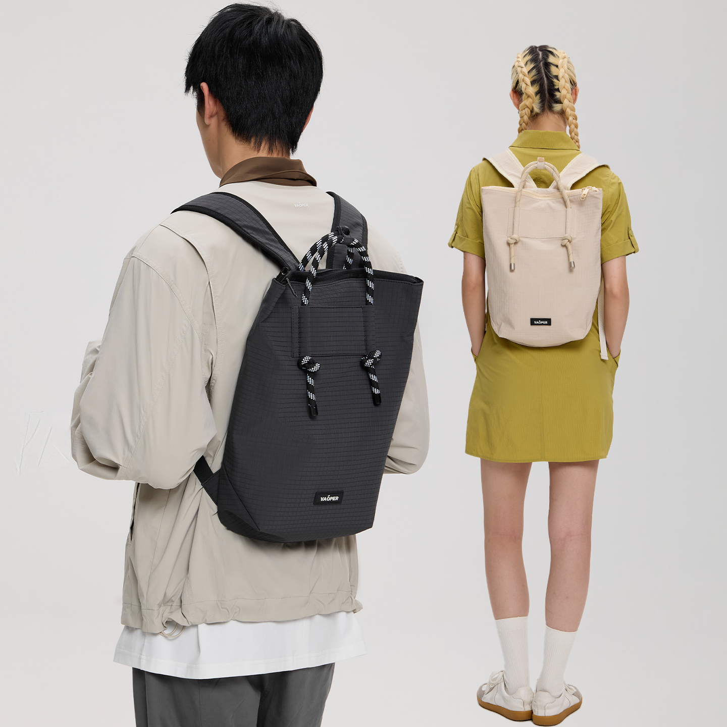 VAOPER轻薄双肩背包通勤轻便书包