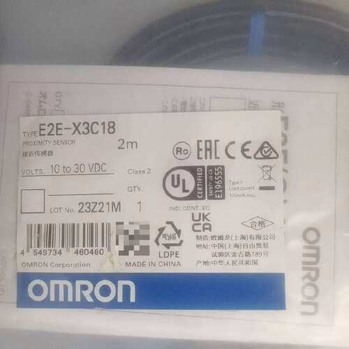 议价接近感测器E2E-X3C18 2米线长 支持1