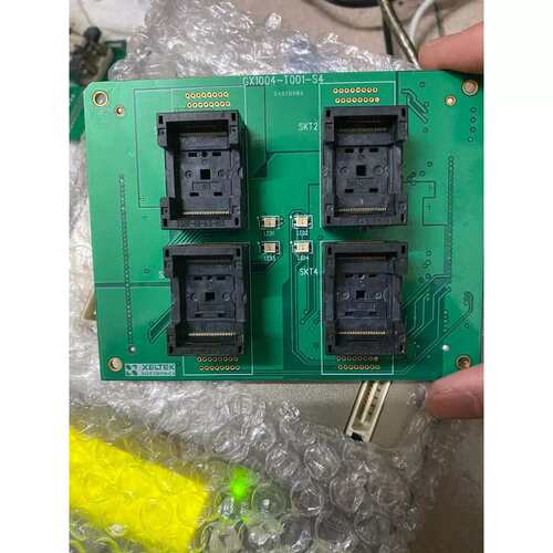 议价议价议价GX1004-S4烧录座，西尔特7500配接器 GX1004洁川议价