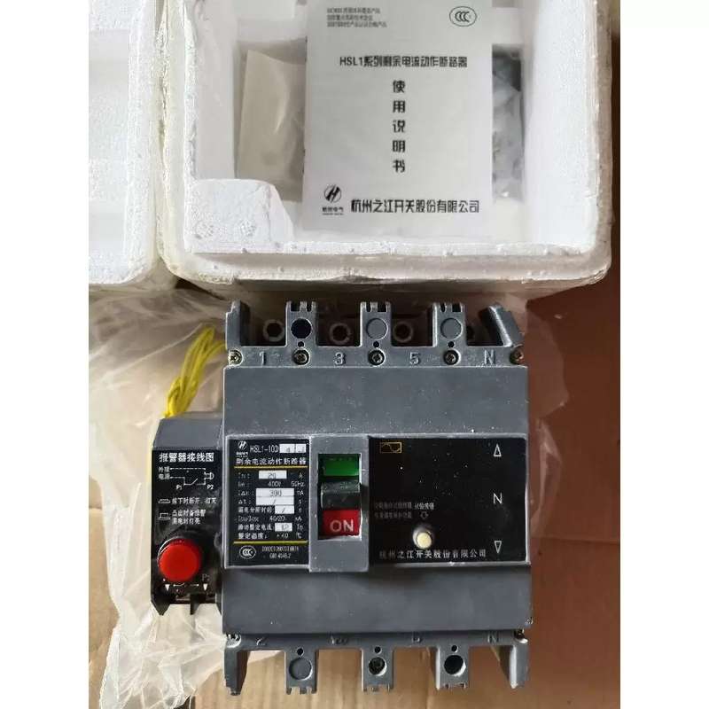 议价杭州之江开关剩余动作电流断路器HSL1-100  有一个