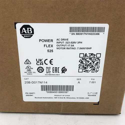议价25B-D017N114变频器Allen-Bradley25BD017N114