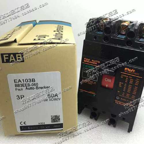 议价正品 FUJI 断路器 空气开关EA103B 3P 60A 75A 100A