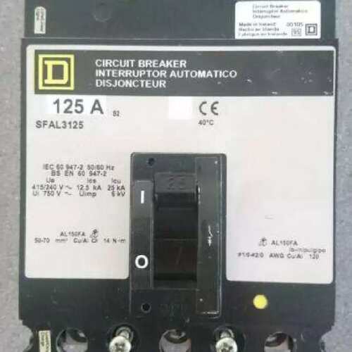 议价Square D MCCB circuit breaker 125 Amp Triple Pole 3 Phas