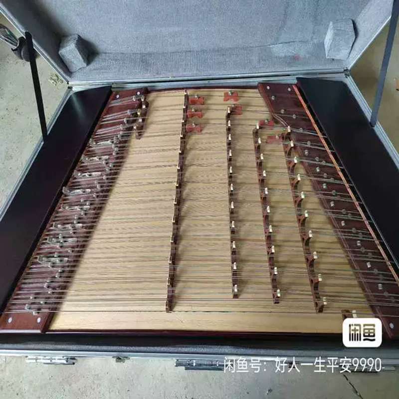 议价敦煌牌扬琴402型,402E,实物如图,成色不错,上海嘉定黄(