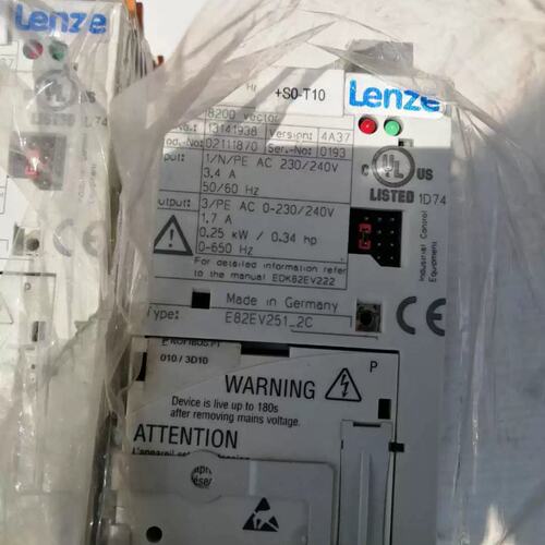议价变频器8200 E82EV251-2C 包好 0.25KW 220V 9新