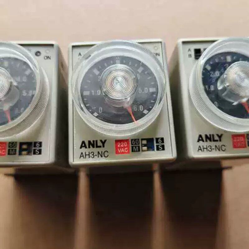 议价ANLY AH3-NC时间继电器 220V 60秒计时器