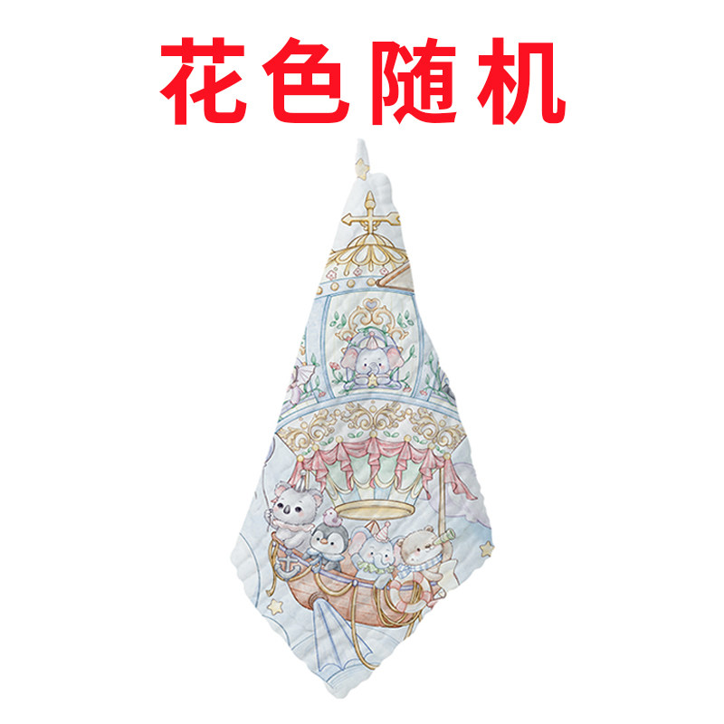 婴儿纯棉纱布小方巾防吐奶