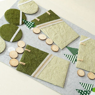 幼儿园环创材料半成品绿色莫兰迪色环境森系纹理纸源教室开学