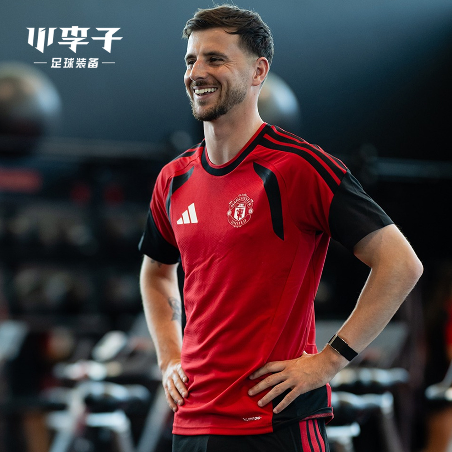 小李子ADIDAS阿迪达斯国内联赛曼联球员版足球短袖训练服KC4911