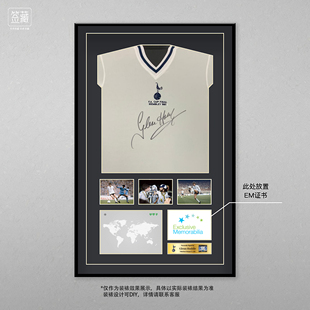 小李子:格伦·霍德尔亲签热刺1981主场复古胸签球衣(含EM证书)