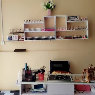 无痕钉画托水泥墙钉带孔底托墙上十字F绣免打孔挂钩底座隔板置物