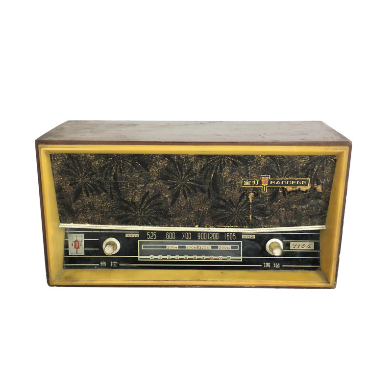 80年代老物件怀k旧主题老式收音机旧录音机磁带机老电视机装饰摆