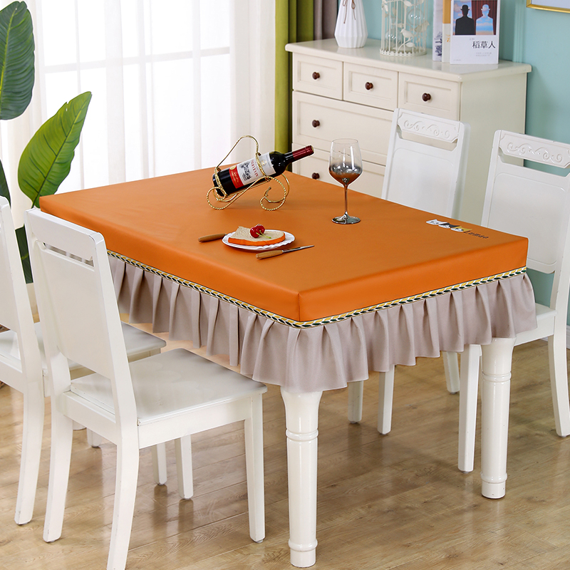 餐桌布简约现代防水防油茶几套