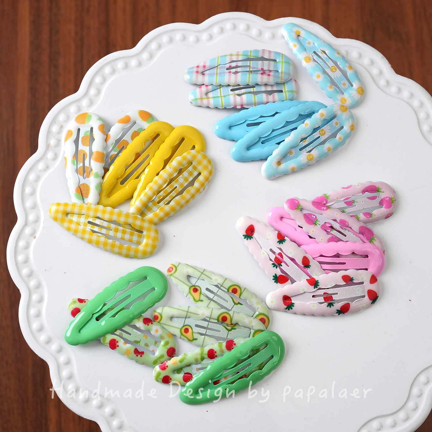 葩葩拉尔儿童彩色发夹小清新发饰