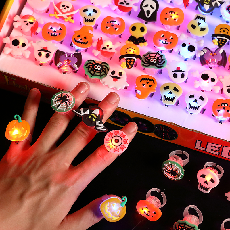 万圣节发光戒指装饰品道具礼物