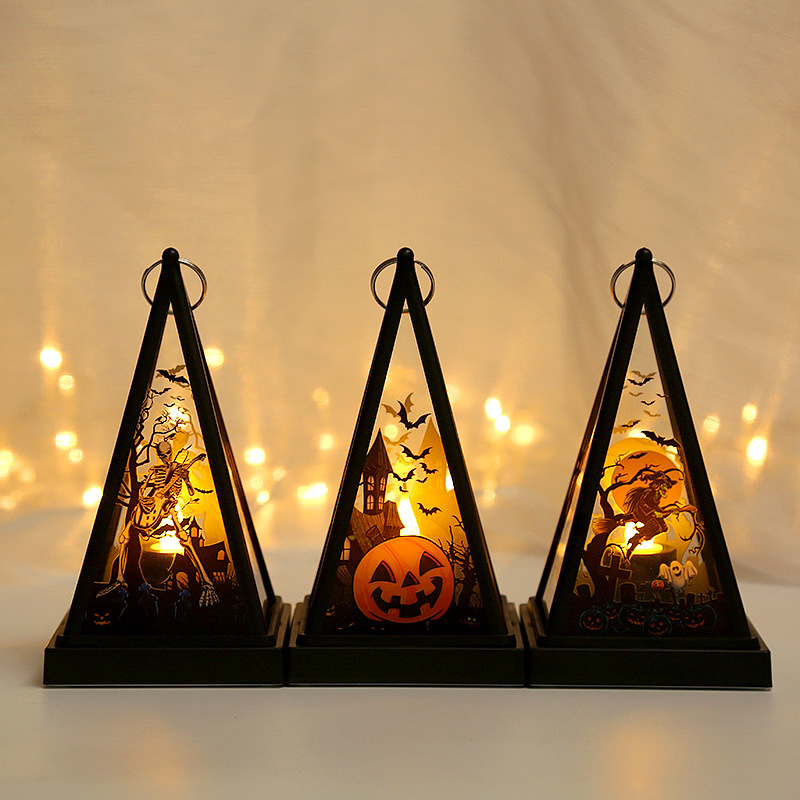 halloween万圣节酒吧派对南瓜灯装饰摆件儿童道具手提灯拍照玩具