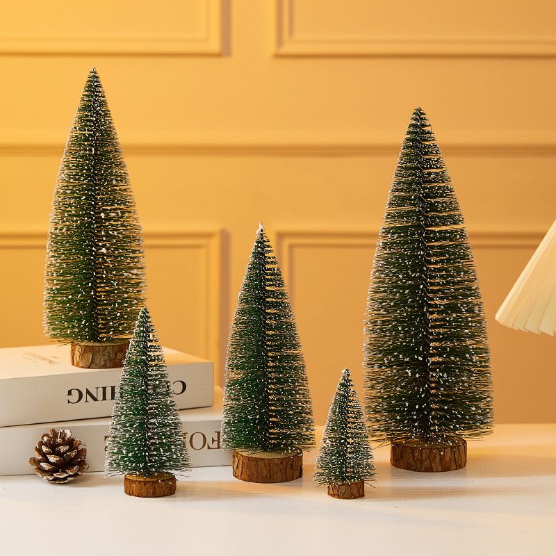 圣诞节圣诞树迷你小摆件装饰树