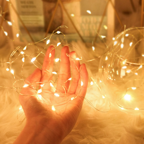 铜线灯带led灯条氛围彩灯串灯珠