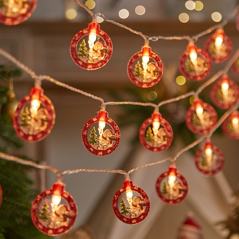 圣诞节装饰品灯串挂件店铺橱窗