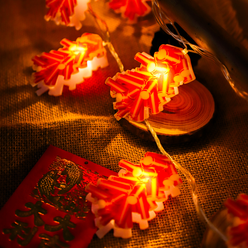 2025春节鞭炮装饰灯满天星