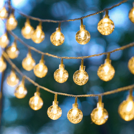 户外led灯串彩灯闪灯串灯满天星露营氛围灯发光星星灯帐篷装饰灯