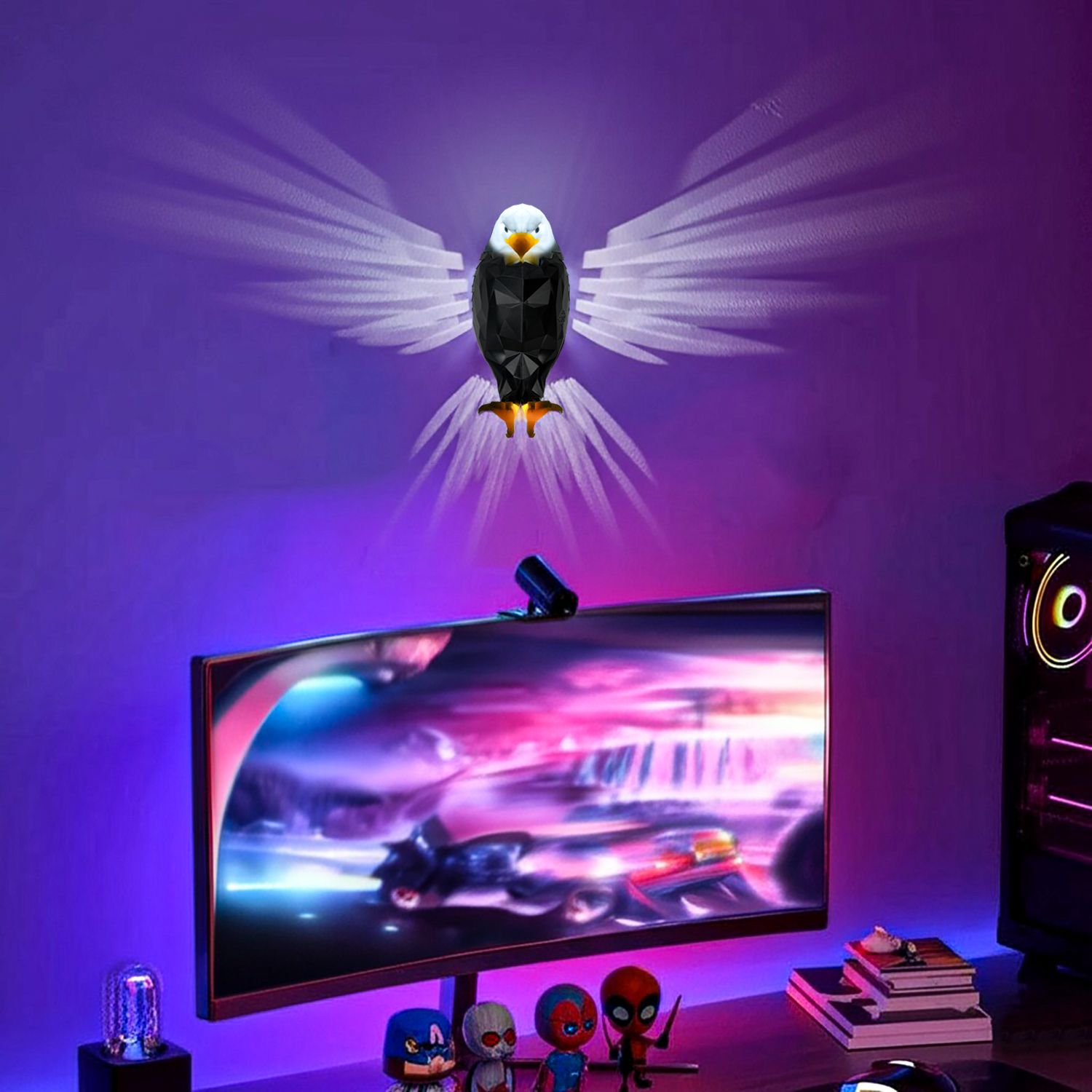 老鹰壁挂灯卧室床头灯雄鹰小夜灯