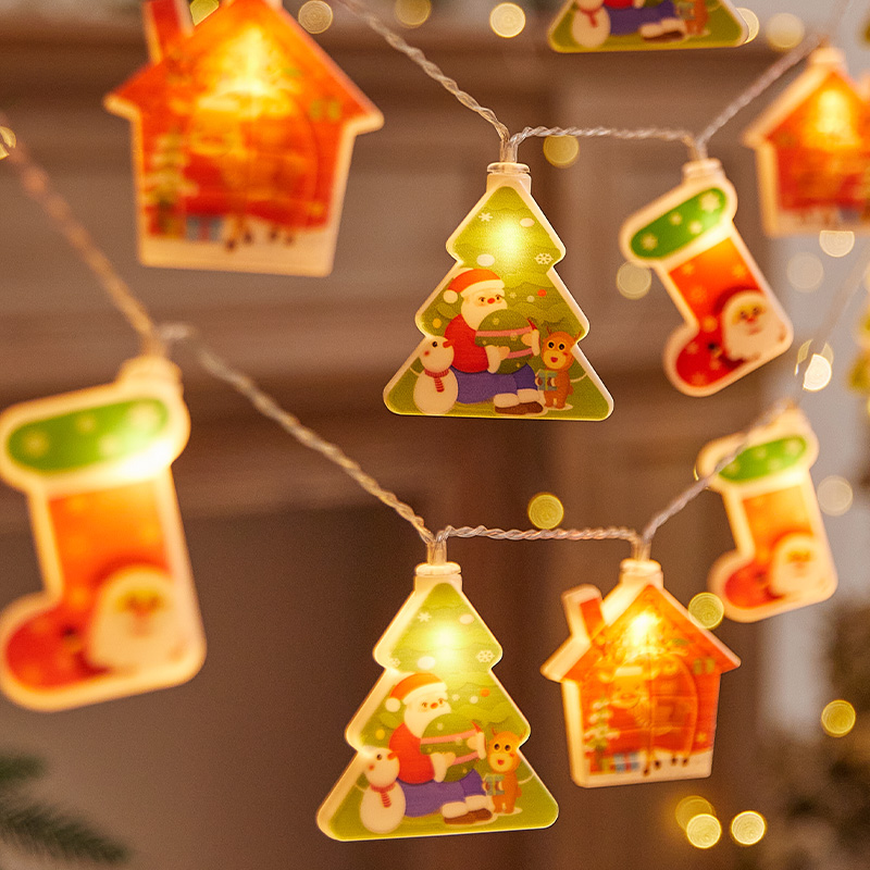 彩灯闪灯串灯圣诞节led挂件场景