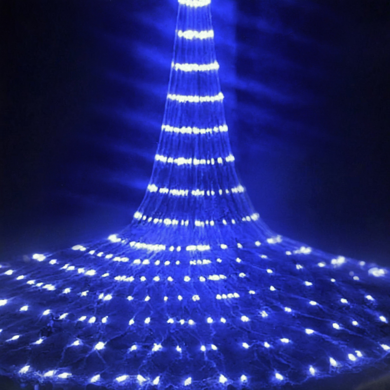 窗帘灯跑马彩闪新年装饰氛围灯串