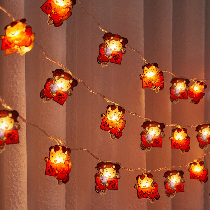 过年气氛灯彩灯闪灯串灯装饰灯新年发光led灯带场景布置挂灯景观,节庆用品/礼品,装饰灯,淘宝优惠券,粉丝福利购,淘宝优惠卷