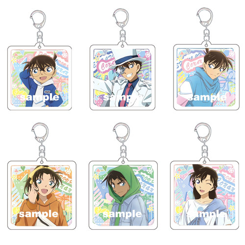 高清亚克力挂件动漫周边怪盗基德工藤新一灰原哀毛利兰挂饰