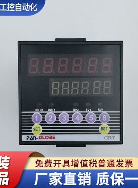 CR7-P1S6-R0 单段CR7-P2S6-R0双段六位计数器台湾泛达(PAN-GLOBE)