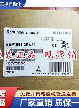 西门子6EP1961-3BA20 SITOP模块输入端/输出端 DC24V/40A 3BA21