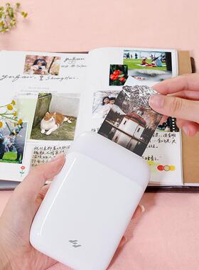极印【zink相纸】3寸口袋照片打印机彩色背胶即贴相纸立可印无墨