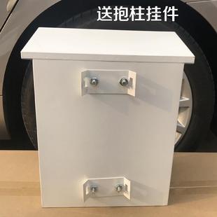 监控防水箱室外配电箱网络设备箱天网监控杆设备箱挂杆抱柱电源箱