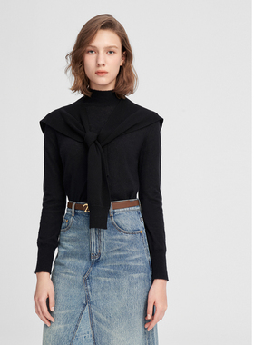 ELLASSAY歌力思秋季新款山羊绒两件套针织衫女EWW343M00600