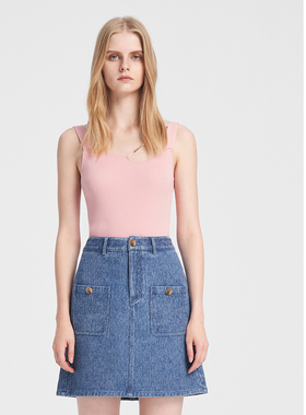 ELLASSAY歌力思夏季新款打底吊带经典无袖针织背心女EWB352M00800