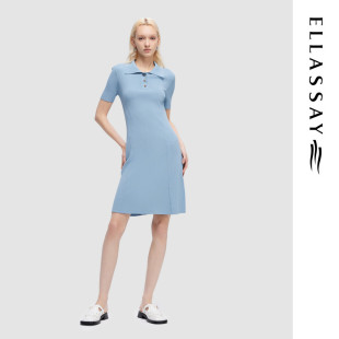 ELLASSAY歌力思2026春夏新款 休闲随性简约针织连衣裙EWD351M02900