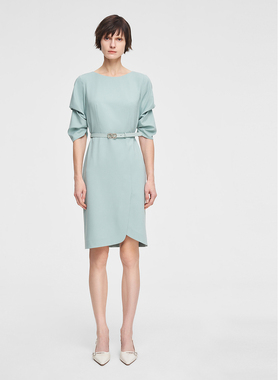 ELLASSAY歌力思早春新款优雅简约设计感气质连衣裙女EWE351Y07600