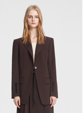 ELLASSAY歌力思秋季新款干练利落一粒扣西装女EWB353T00200