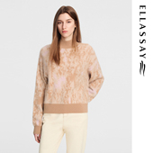 ELLASSAY歌力思秋冬新款 山羊绒简约套头高领针织衫 女EWE354M14800