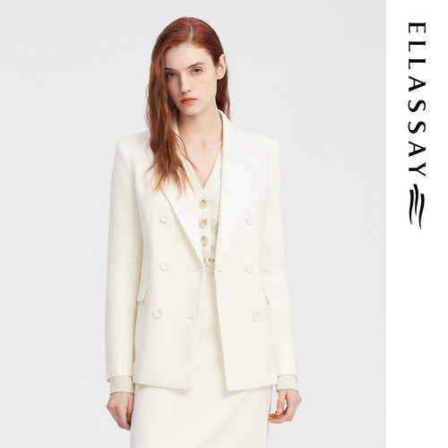 ELLASSAY歌力思秋冬新款简约优雅风西装女EWW344T01900