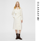 ELLASSAY歌力思2026早春新款 风衣EWB361F00300 中长款 经典 复古英式