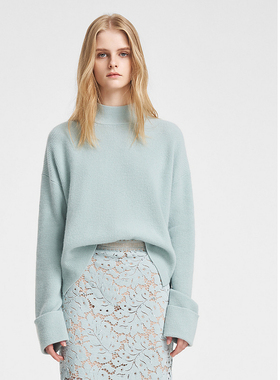 ELLASSAY歌力思2026春季新款羊毛羊绒半高领针织衫EWE351M01500