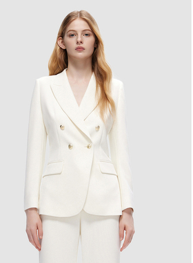 ELLASSAY歌力思秋冬新款时尚修身商务休闲西装女EWD353T01100