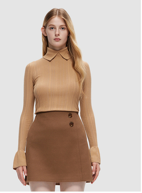 ELLASSAY歌力思秋冬新款柔美大方简约优雅针织衫女EWF333M01300